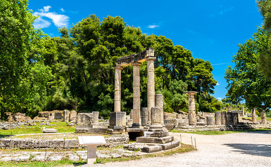 Archaeological sites in the Peloponnese